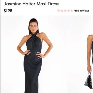 Show me your mumu jasmine halter dress